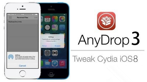 iOS8.1越狱插件AnyDrop3 突破AirDrop自身限制