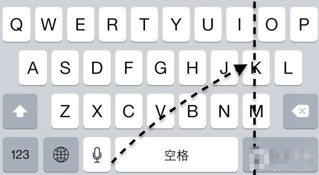 教你在苹果iPhone6 Plus上单手打字