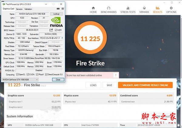 Nvidia GTX 1060 3DMark跑分曝光:略超RX 480