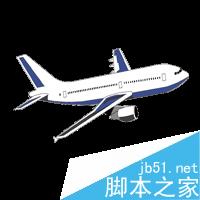 flash制作引导层动画-飞机飞行