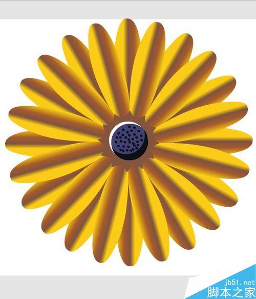 用flash绘制一朵花