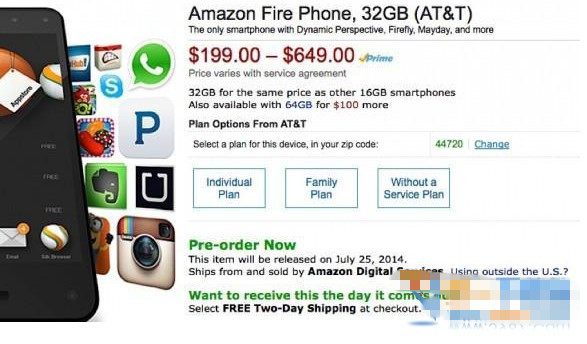 购买亚马逊Fire Phone需要注意什么？