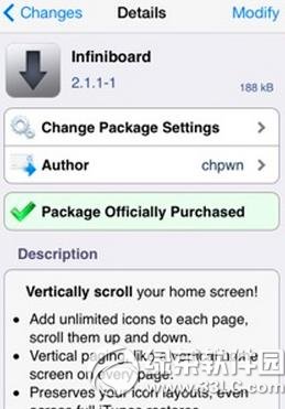 infiniboard怎么用?ios8越狱infiniboard插件使用方法1