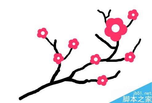 Flash CS6制作水墨梅花生长动画