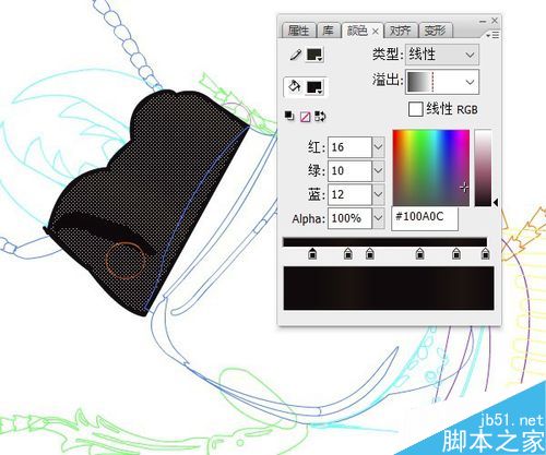 flash绘制昆虫——蝼步甲