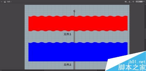 flash制作飘动的红旗