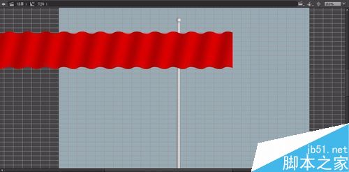 flash制作飘动的红旗