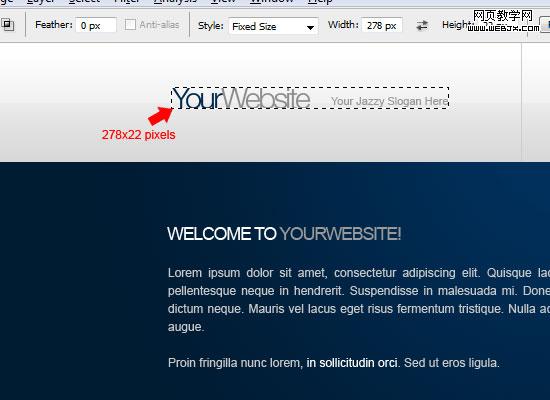 Slicing the template's body background