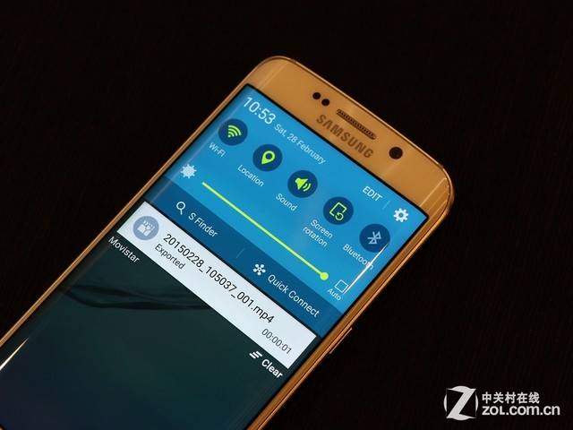 惊艳双曲面屏 三星GALAXY S6 Edge速评 