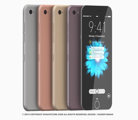 惊艳！苹果iPhone7五种配色概念视频欣赏