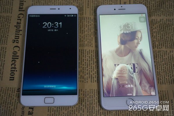 魅族MX4 Pro和iPhone6 Plus对比