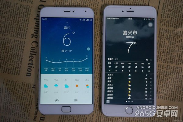 魅族MX4 Pro和iPhone6 Plus对比