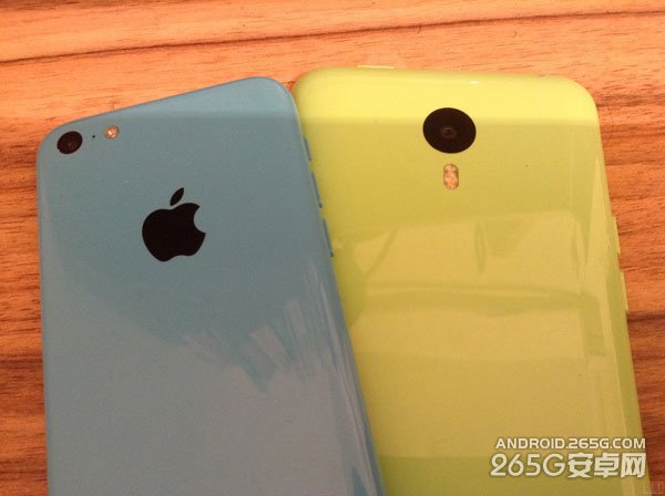 魅蓝Note与iPhone5C对比
