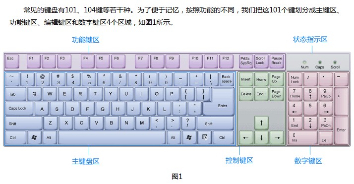 认识电脑键盘