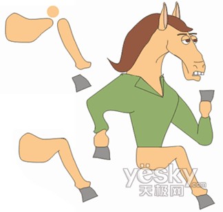 CorelDRAW绘制简笔卡通动物造型_脚本之家jb51.net网络转载