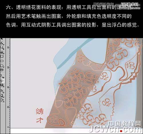 CorelDRAW教程：手绘时装效果图_脚本之家