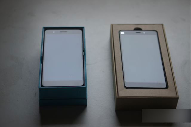 小米Note和荣耀6Plus对比开箱