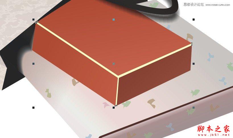 CorelDraw制作手提袋和礼品盒,脚本之家