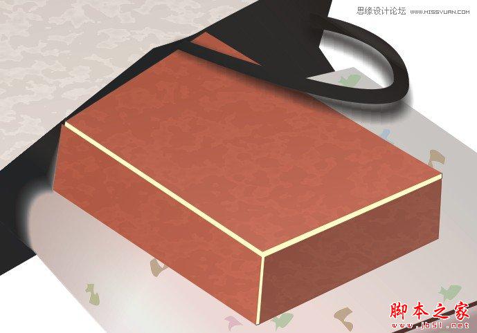 CorelDraw制作手提袋和礼品盒,脚本之家