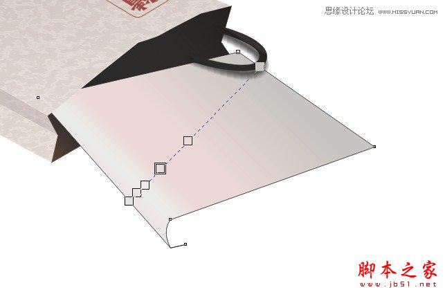 CorelDraw制作手提袋和礼品盒,脚本之家