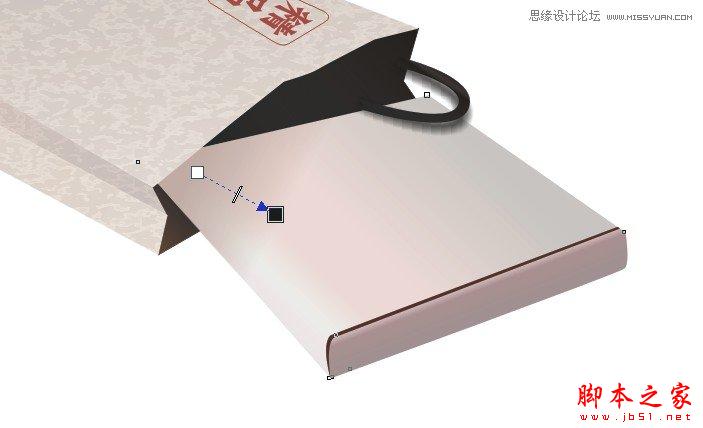 CorelDraw制作手提袋和礼品盒,脚本之家