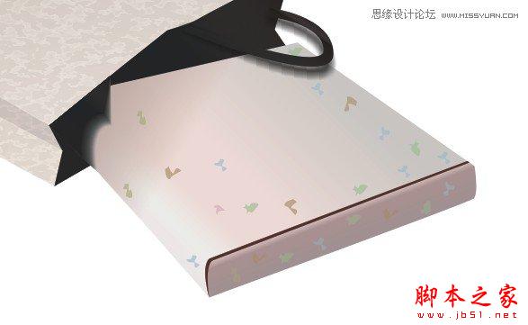 CorelDraw制作手提袋和礼品盒,脚本之家