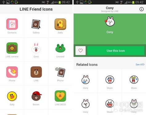 系统图标也有呆萌范儿 LINE DECO试用 