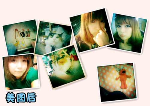 网络美女YUMMY教你做美图之自由拼图篇