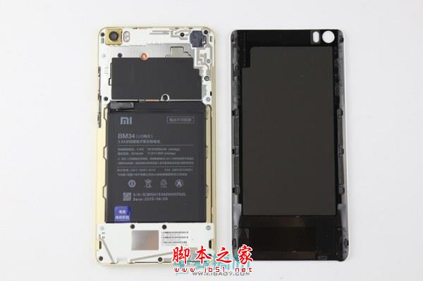 小米Note顶配版内部特写
