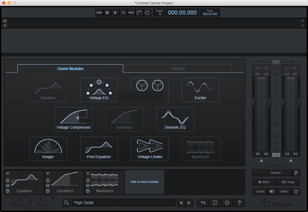 iZotope Ozone 7 Advanced for Mac(臭氧7母带处理)