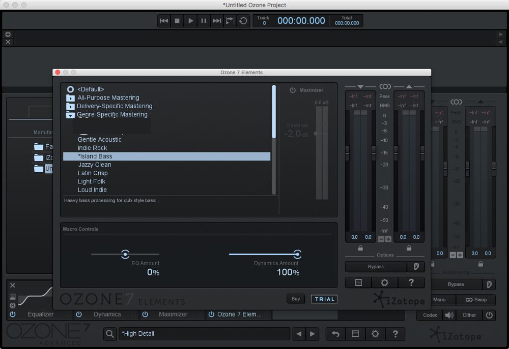 iZotope Ozone 7 Advanced for Mac(臭氧7母带处理)