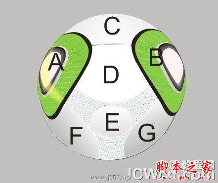 CorelDRAW鼠绘教程：画一个南非世界杯足球_中国教程网