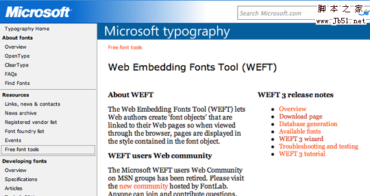 Microsoft WEFT