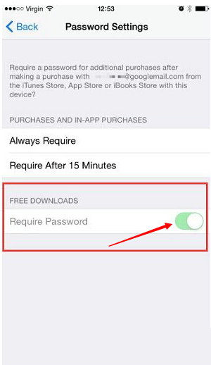 ios8.3商店下载app不输密码设置教程
