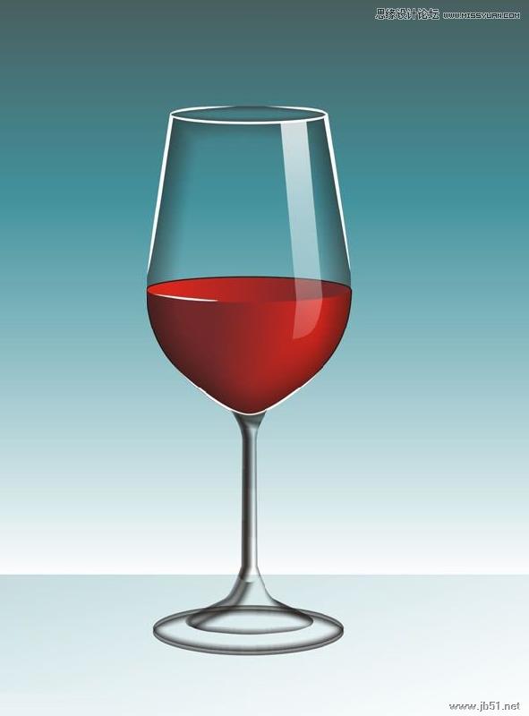 Coreldraw绘制质感的高脚杯教程,PS教程,思缘教程网