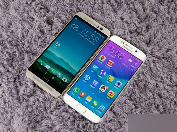 三星S6 Edge和HTC One M9对比图赏