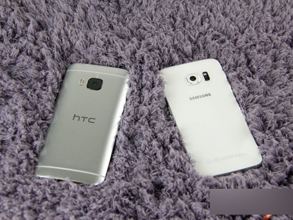 三星S6 Edge和HTC One M9对比图赏