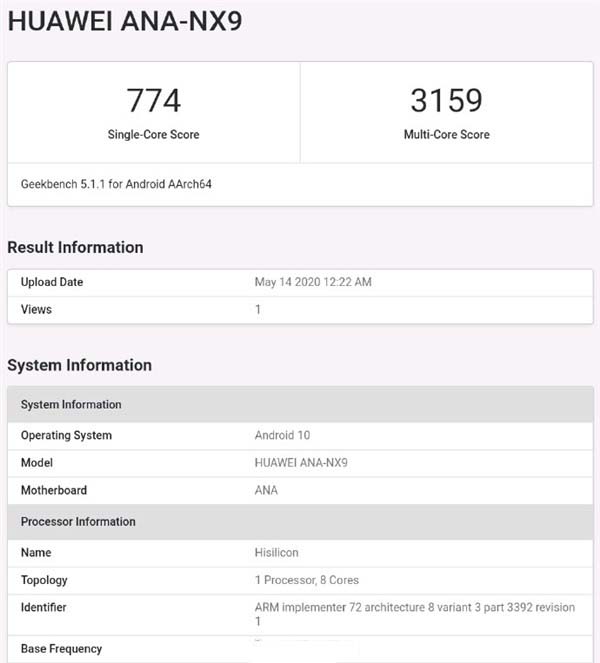 天玑 1000+ 跑分曝光,比肩麒麟 990 5G、仅次于骁龙 865