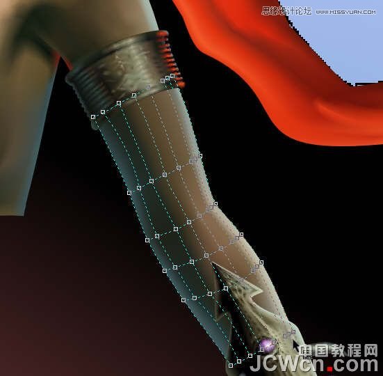 CorelDRAW巧用网格工具绘制恶魔谷插画,