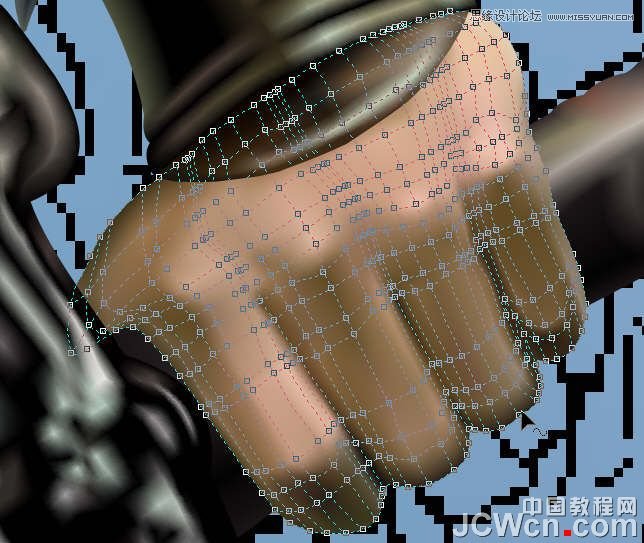 CorelDRAW巧用网格工具绘制恶魔谷插画,