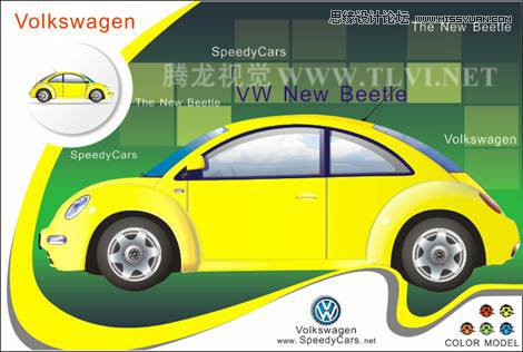 CorelDRAW绘制汽车宣传海报教程,破洛洛