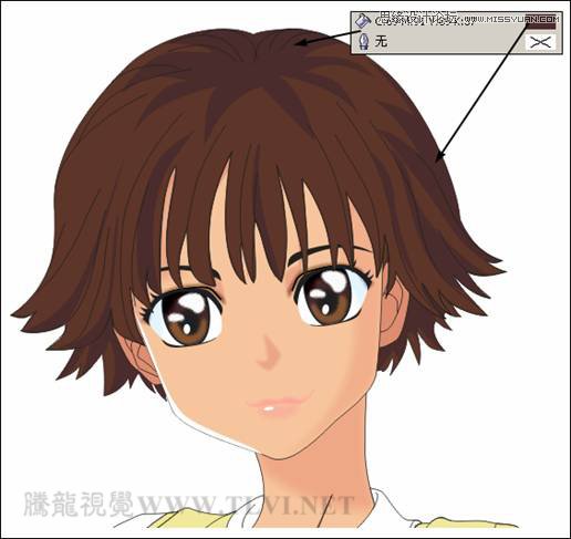 CorelDRAW绘制时尚风格的美少女漫画,破洛洛