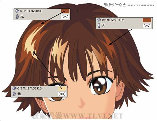 CorelDRAW绘制时尚风格的美少女漫画,破洛洛