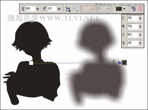 CorelDRAW绘制时尚风格的美少女漫画,破洛洛