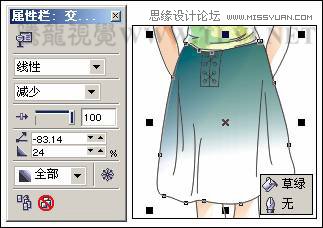 CorelDRAW绘制卡通插画美女教程清晨的阳光,破洛洛