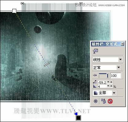 CorelDRAW绘制单色风格的恐怖场景教程,破洛洛