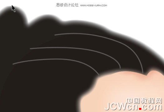 CorelDRAW鼠绘教程：绘制著名词人李清照,破洛洛