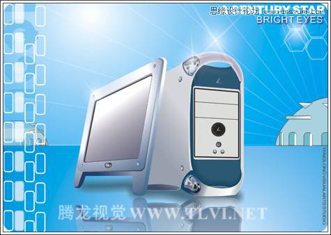 CorelDRAW设计电脑宣传海报教程,破洛洛