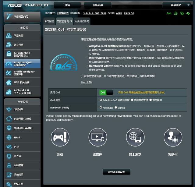 华硕 RT-AC66U B1:1750M传输速率中的实力派 华硕 RT-AC66U B1:1750M传输速率中的实力派