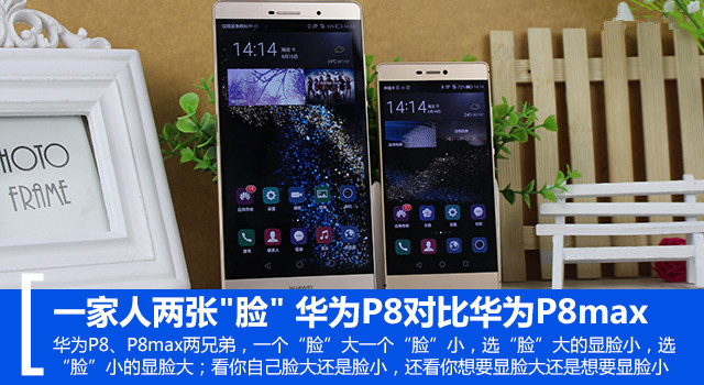 一家人两张"脸" 华为P8对比华为P8max 